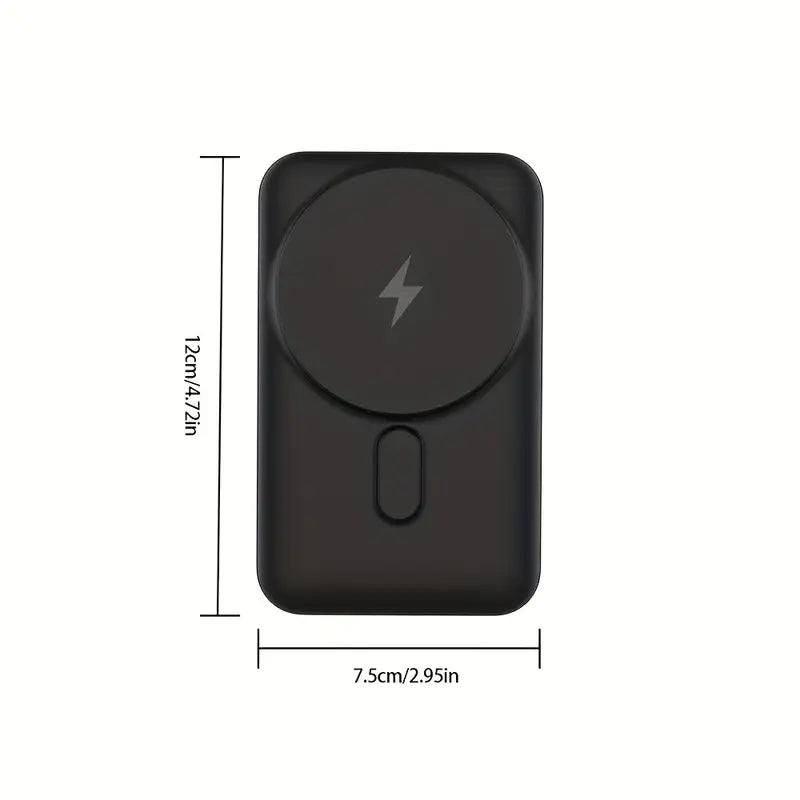 10000mAh Power Bank with Magnetic Stand & 3-in-1 Fast Charging (-C/Lightning/Micro-)