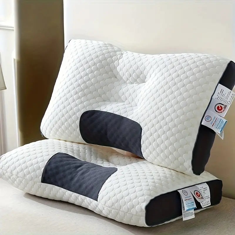 1pc Neck Pillow with Quilted Design - Soft, Support for Sleeping, Hypoallergenic Polyester Cover, Removable & Washable, Modern Neck Pillow | Soft Woven, Pillows for Neck And Shoulder