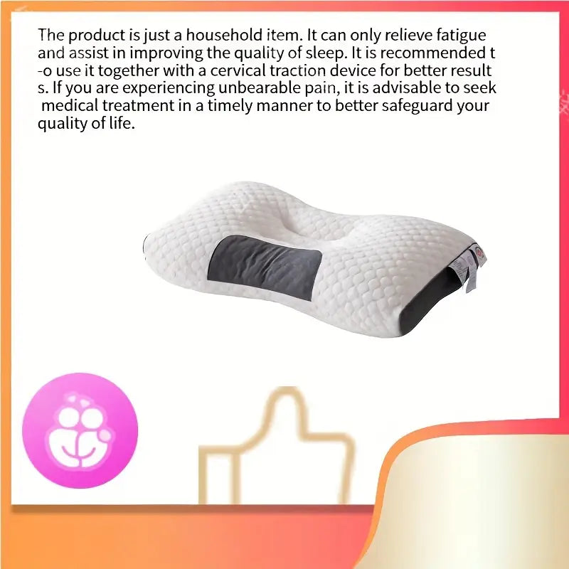 1pc Neck Pillow with Quilted Design - Soft, Support for Sleeping, Hypoallergenic Polyester Cover, Removable & Washable, Modern Neck Pillow | Soft Woven, Pillows for Neck And Shoulder