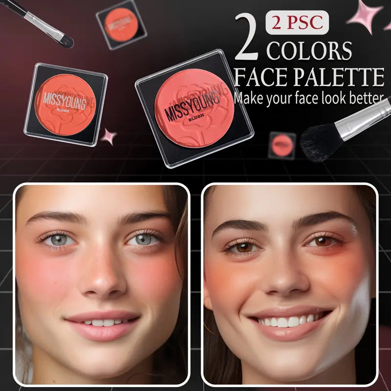 23pcs Makeup Set with Eyeshadow Palette, Blush, Lip Gloss, and Contour Kit, Includes Mirror and Makeup Brushes - Beginner-Friendly, Mixed Color Tones in Black, Blue, Green, and Orange, Perfect for Women