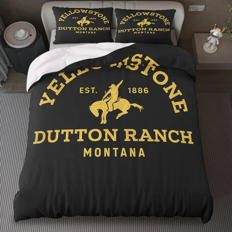 3pcs Duvet Cover Set, 1 Duvet + 2 Pillowcases Without Filler 240x220cm