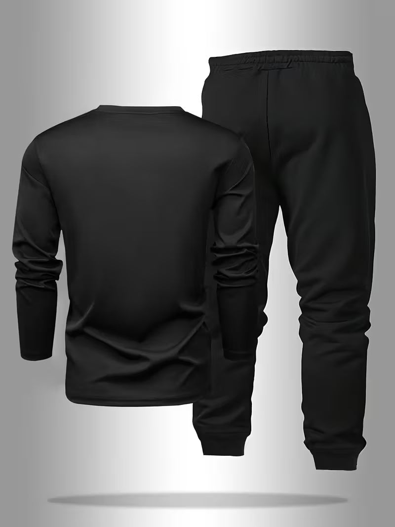 Men's long sleeve T-shirt pants set