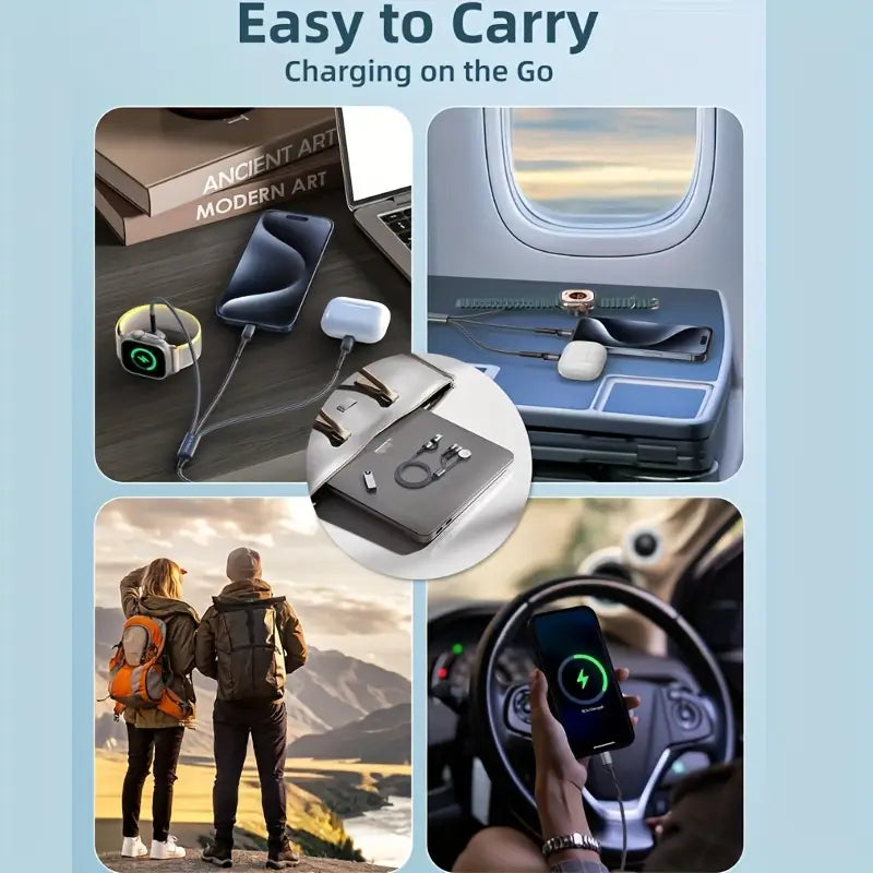 5-in-1 Multi-Functional Charging Cable with Fast Charging