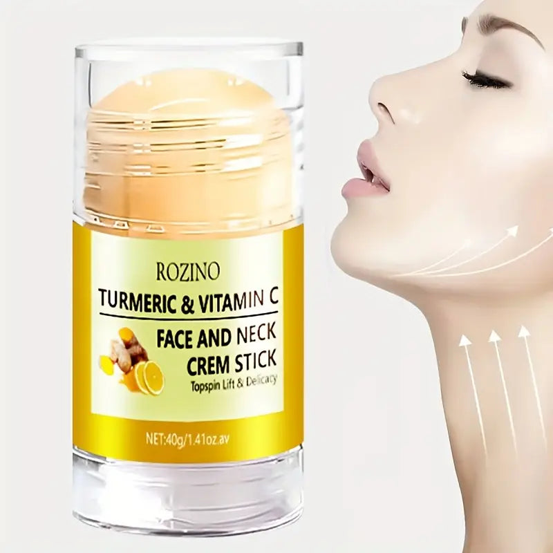 5pcs Turmeric Vitamin C Facial and Hand Foot Care Set, Hydrating Moisturizing Cream with Fine Texture, Instant Hydration, Brightening, Plumping Light Beige, Softens, Smooths, and Balances Light Beige