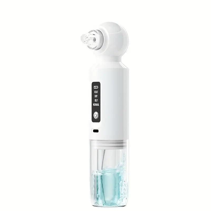 6-head blackhead cleaner, vacuum electric blackhead pore cleaner, USB charging mini bubble beauty device,To activate heating mode, press and hold the power button for 3 seconds.Automatically maintains a constant temperature of 46°C