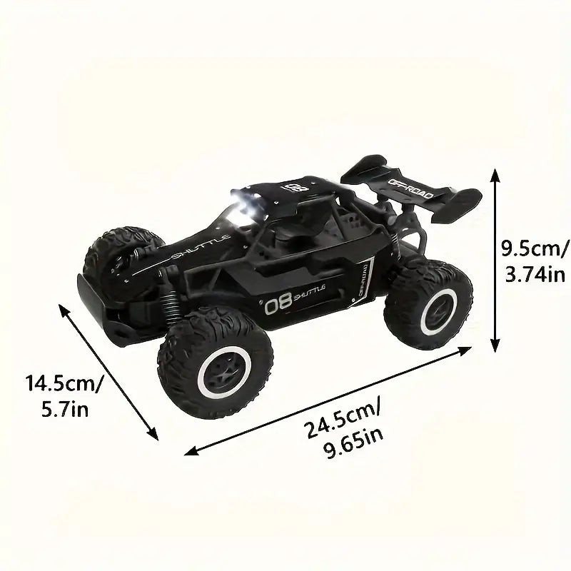 High-Speed Off-Road 2.4G Remote Control Car - 20KM/H Drifting, Anti-Collision Settings, Large Rubber Tires, USB Rechargeable, Black/Blue/Orange - Perfect for Outdoor Play, Durable Plastic Body, Rc Car X, Rc Crawler, Remote Control Car For Boy, Rc Truck