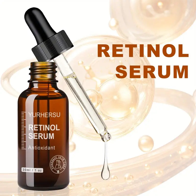 Retinol Serum 2.0 Night Serum, New Upgraded Formula Face Essence, Gentle Skincare, Moisturizing and Nourishing Light Beige with Hyaluronic Acid, Little Brown One Serum