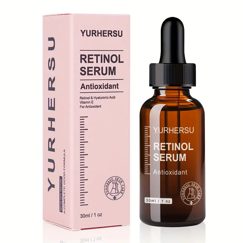 Retinol Serum 2.0 Night Serum, New Upgraded Formula Face Essence, Gentle Skincare, Moisturizing and Nourishing Light Beige with Hyaluronic Acid, Little Brown One Serum
