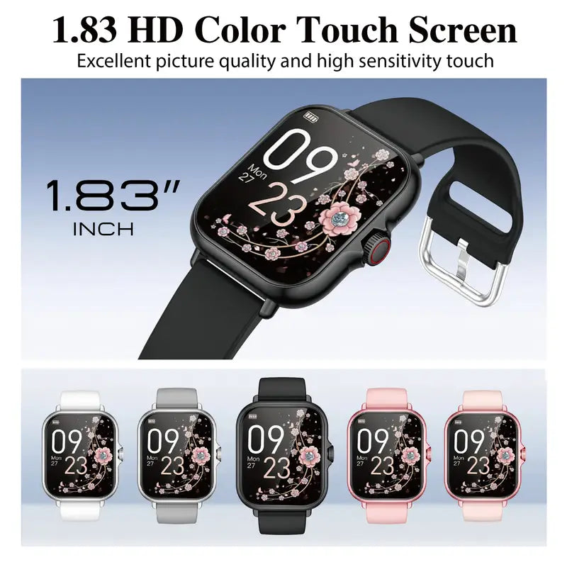 Smart Watch, 1.83-inch Full Touch Screen, Activity Tracker with Call and SMS Function