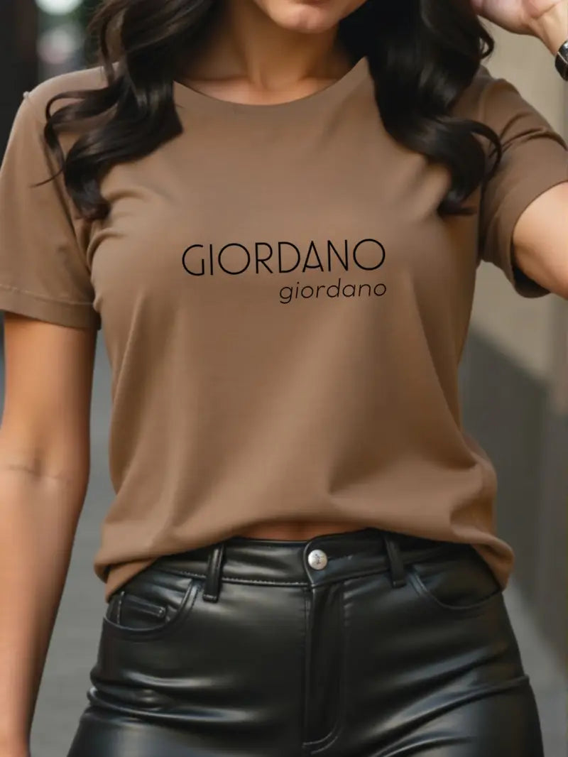 Women'S Giordano Graphic T-Shirt