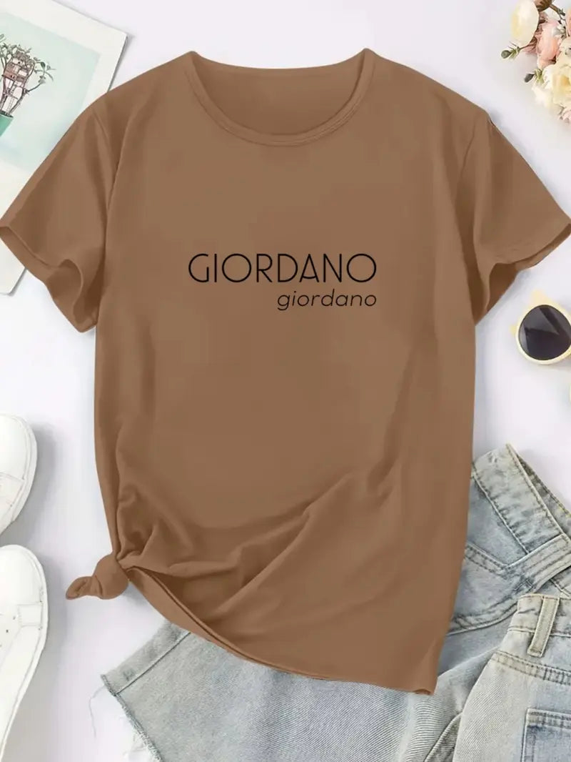 Women'S Giordano Graphic T-Shirt