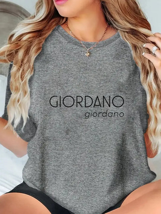 Women'S Giordano Graphic T-Shirt
