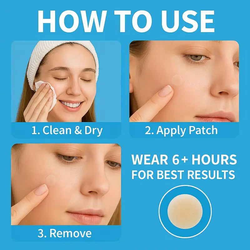 360 Count Invisible Patch, Alcohol-Free Unscented Cover-Up Stickers for Zits and Blemishes | All-Skin Type, Emergency