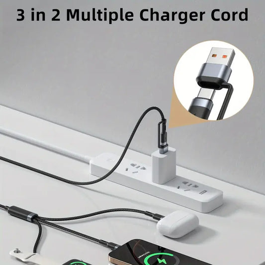5-in-1 Multi-Functional Charging Cable with Fast Charging