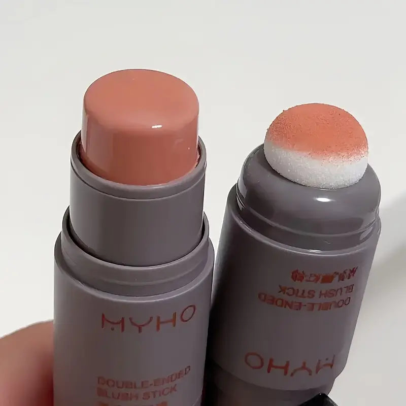 Double-headed Blush Stick Long-lasting Blush Stick With Matte Natural Color For Cheeks And Lips Dual-use Portable Makeup Stick