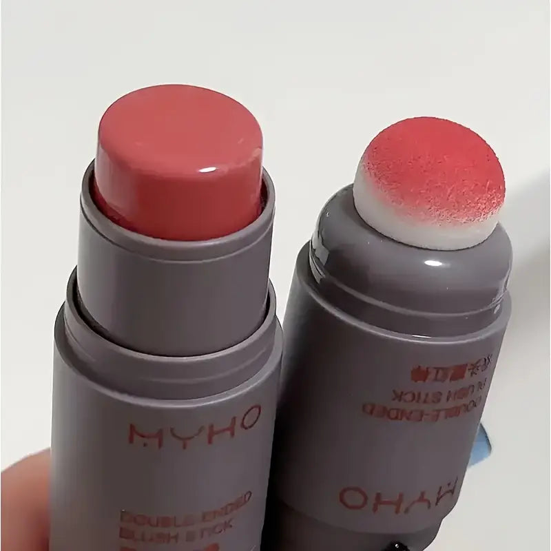 Double-headed Blush Stick Long-lasting Blush Stick With Matte Natural Color For Cheeks And Lips Dual-use Portable Makeup Stick