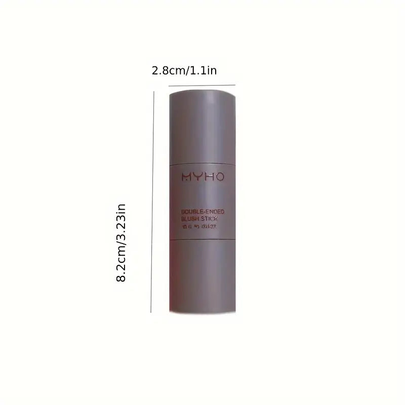 Double-headed Blush Stick Long-lasting Blush Stick With Matte Natural Color For Cheeks And Lips Dual-use Portable Makeup Stick