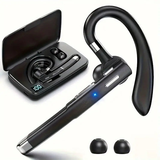 LED digital display ear-mounted single-ear wireless headset
