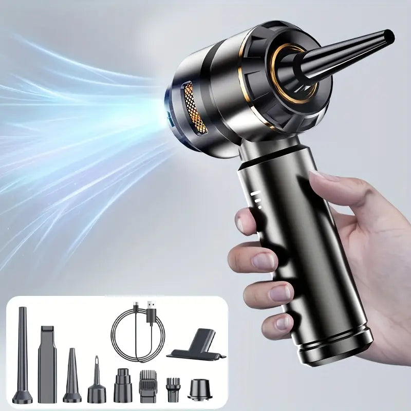 Portable Handheld Vacuum Cleaner with USB Charging, 200W Power, 14KPa Suction, 0.3L Dust Cup, 18650 Lithium Battery, One-Click Operation, for Car, Home, Office, Car Vacuum Cleaner, Office Cleaning, Durable Construction